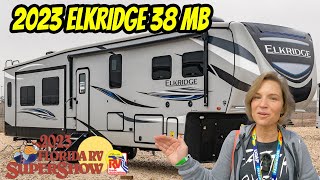 Heartland Elkridge 38MB walkthrough \u0026 review | 2023 Florida RV Supershow |  @FRVTA