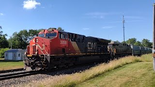 CN 383 (DPU) through Richmond, MI