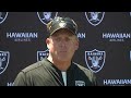 Raw Video: Jack Del Rio On Day One of Raiders Training Camp