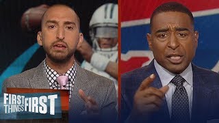 Cris Carter on Cam Newton confronting Kelvin Benjamin at preseason game | NFL | FIRST THINGS FIRST