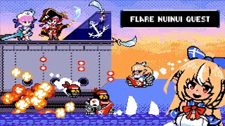 Flare Nuinui Quest Stage 1 2 \u0026 3 / Hololive Fangame Marine Aqua Pekora Miko Indie Action Pixelart