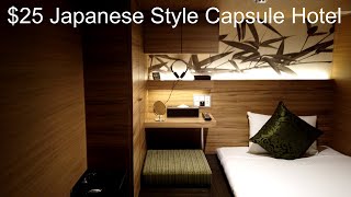 $20 Japanese Style Capsule Hotel | Hotel Cargo Shinsaibashi