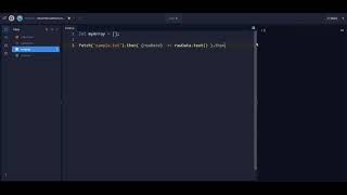 JS Class Example Fetch API