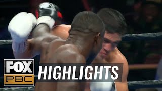 Brian Castaño defeats Wale Omotoso by fifth-round TKO | HIGHLIGHTS | PBC ON FOX