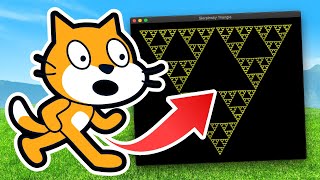 Triangle Fractal in Scratch - Sierpinski Triangle Tutorial