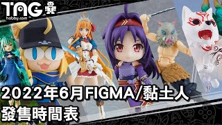 [時間表] 2022年6月FIGMA/黏土人發售時間表