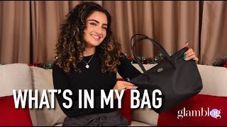 Glamblog | 🇲🇦 What's in My bag with Zineb BOUZOUBAA ماذا يوجد في حقيبتي