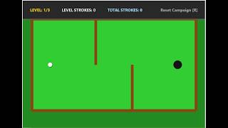 Mini Golf Game Using Pygame