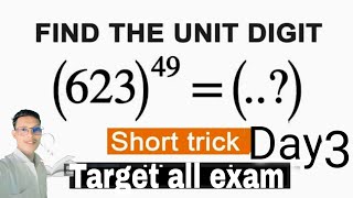 Unit digit chapter 1 shorts trick target all exam