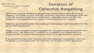LAW 531/631: Class 29 - Collective Bargaining