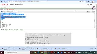 Explanation of PLSQL Programs and Debugging