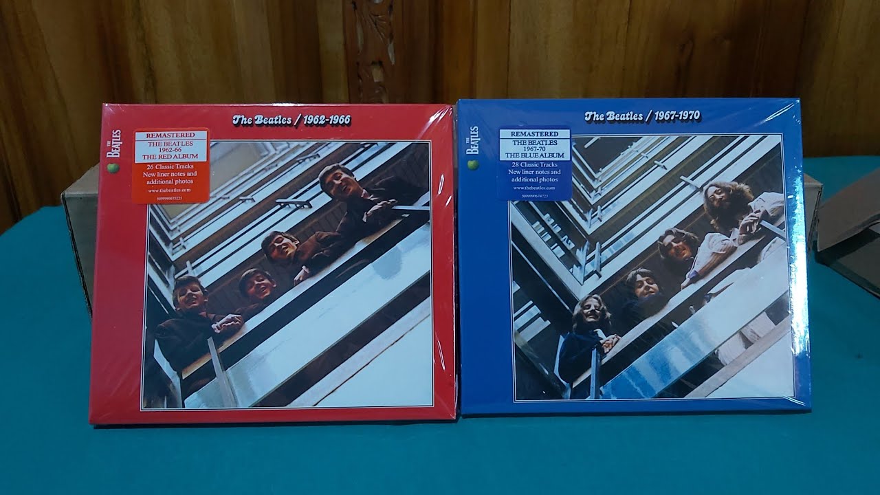 UNBOXING CD ALBUM THE BEATLES 1967-1970 BLUE ALBUM (2 DISC + BOOKLET ...