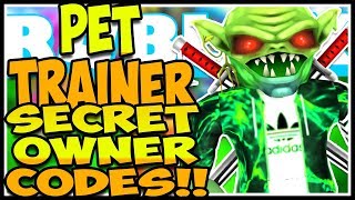 New Codes In Pet Simulator Videos 9tube Tv - 5 secret codes pet trainer oasis pet trainer simulator roblox