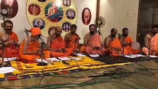 Hari Bajan at Udupi Sri Krishna Matha By Ashta Matha Swamijis