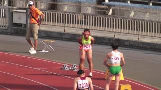 2017京都府高校総体　女子1年4×100mリレー決勝