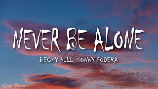 Becky Hill, Sonny Fodera - Never Be Alone (Lyrics)