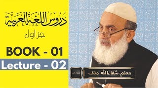 Duroos ul lughat ul arabia book 1 دروس اللغۃ العربیۃ lecture 02/40 By shafaullah malik