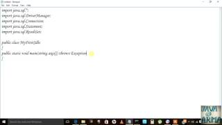 java database connectivity (jdbc)-retrieving data from table
