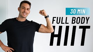 30 Min Full Body Cardio HIIT Workout | Burn 500 Calories (No Equipment, No Repeat)