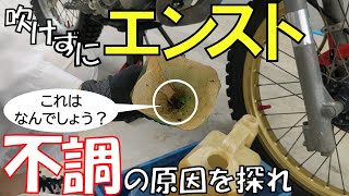 2号機DT200Rは中古で購入したバイクです。今までなんどもトラブルがありました。今回は比較的単純だったのに過去のトラブル解決に引きずられてしまいました。 #エンスト #タンクの錆 #ガス来ない