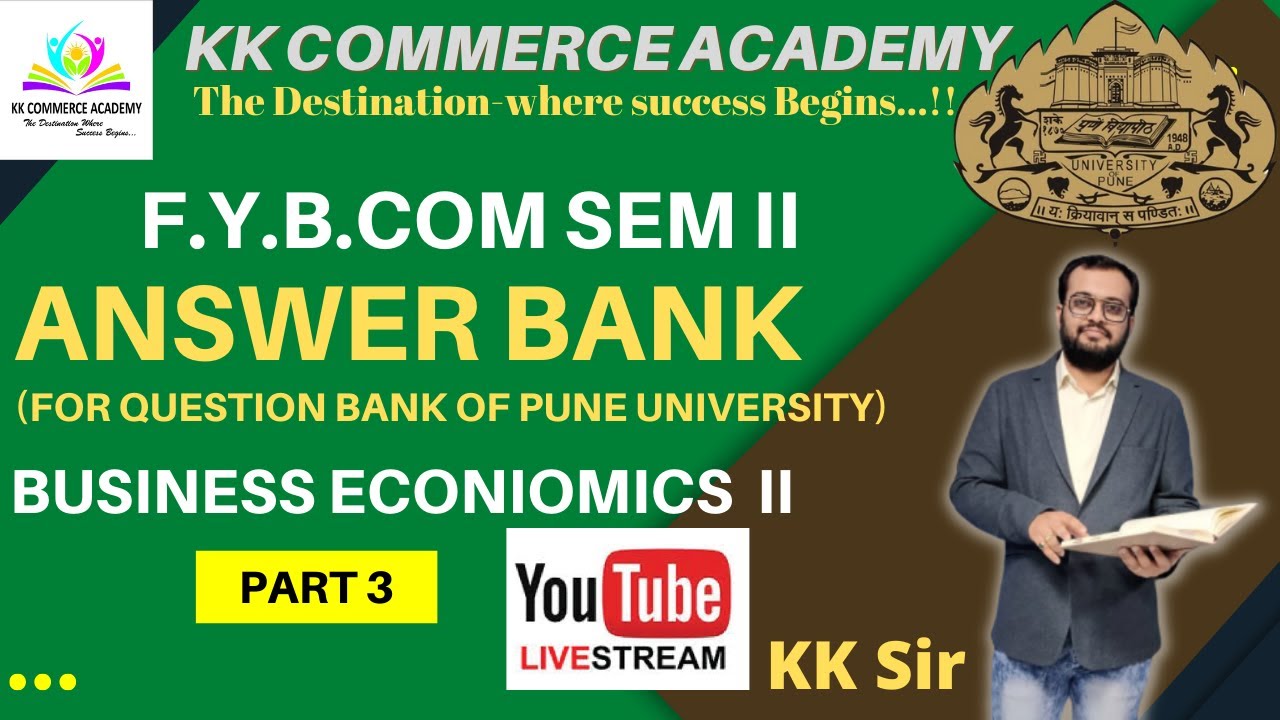 First Year B.Com| SPPU| Semester II |Business Economics| Question Bank ...