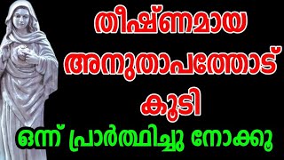 തീഷ്ണമായ അനിതാപത്തോട് കൂടി ഒന്നു പ്രാർത്ഥിച്ചു നോക്കൂ