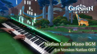 Silent Voices of the Night (Natlan Calm BGM)/Genshin Impat 5.0 OST Piano Cover (Sheet Music)