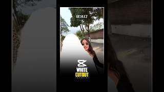 How I Create White Cutout Transition in Capcut Tutorial 🤯🔥 #edit #capcut #tutorial