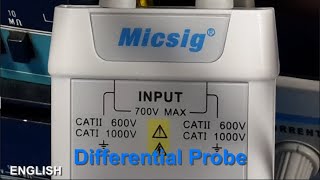 Product review Micsig DP10007 High Voltage Differential Probe 100MHz Probe Kit for oscilloscope