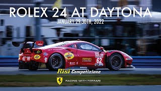 Risi Competizione at the Rolex 24 At Daytona, January 29-30th, 2022