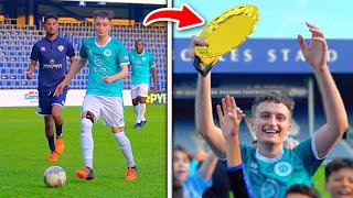 I Played in a REAL Football Match & I WON !?