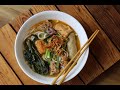 How to make Vietnamese Crab and Water Spinach Noodle Soup - CANH BÚN