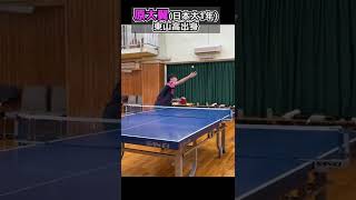 【層厚すぎ】秋リーグ優勝候補・日本大学男子卓球部に潜入！ #shorts