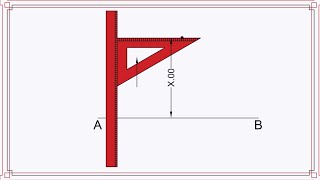 العمليات الهندسية ( ٣ - رسم خط موازي لقطعة مستقيمة)