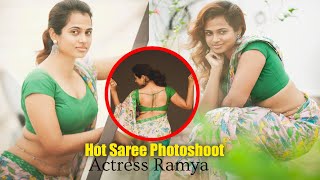 സാരിയിൽ ഗ്ലാമറസായി രമ്യ | Actress Ramya Hot Photoshoot