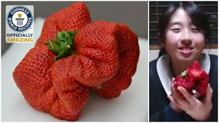 Heaviest strawberry - Guinness World Records