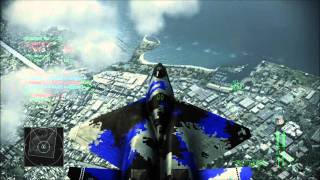 Ace Combat Assault Horizon Xbox 360 Online Gameplay Aurora Squadron vs Wyvern Squadron