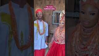 The benin traditional attire for weddings #goviral #traditional #marriage #marriageshort #benin