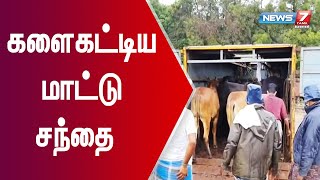 கொட்டும் மழையிலும் கோடிக்கணக்கான ரூபாய்க்கு வர்த்தகம்;பக்ரீத் பண்டிகையையொட்டி களைகட்டிய மாட்டு சந்தை