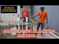 Filter air langsung dari pompa air ke tandon