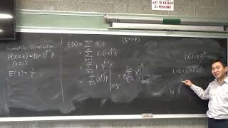 Proof of expectation value of the geometric distribution