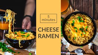 Creamy Cheese Ramen Recipe That Will Melt Your Heart! Cheese Ramen Recipe - Cheese Ramen Noodles