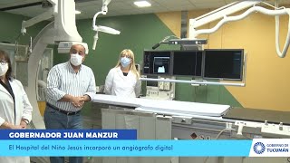 El Hospital del Niño Jesús incorporó un angiógrafo digital