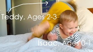 Teddy Ages 2 - 3 \u0026 Isaac Ages 0 - 1