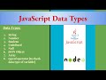 JavaScript Data types|Data types of JavaScript|String|Number|Boolean|Undefined|Null|JsonObject|Array