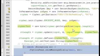 Java prog#130. How to encrypt and decrypt data in Java Part 2