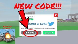 New Code Update Destruction Simulator New Code Update All