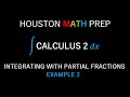 Integration By Partial Fractions (Example 2)