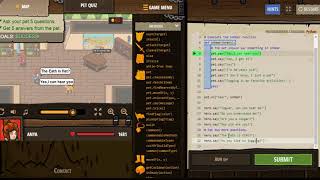 CodeCombat.Python. Pet QUTZ