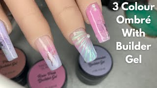 Builder Gel Nail Extensions How To Ombré | Madam Glam Swatches And Kali Lamp